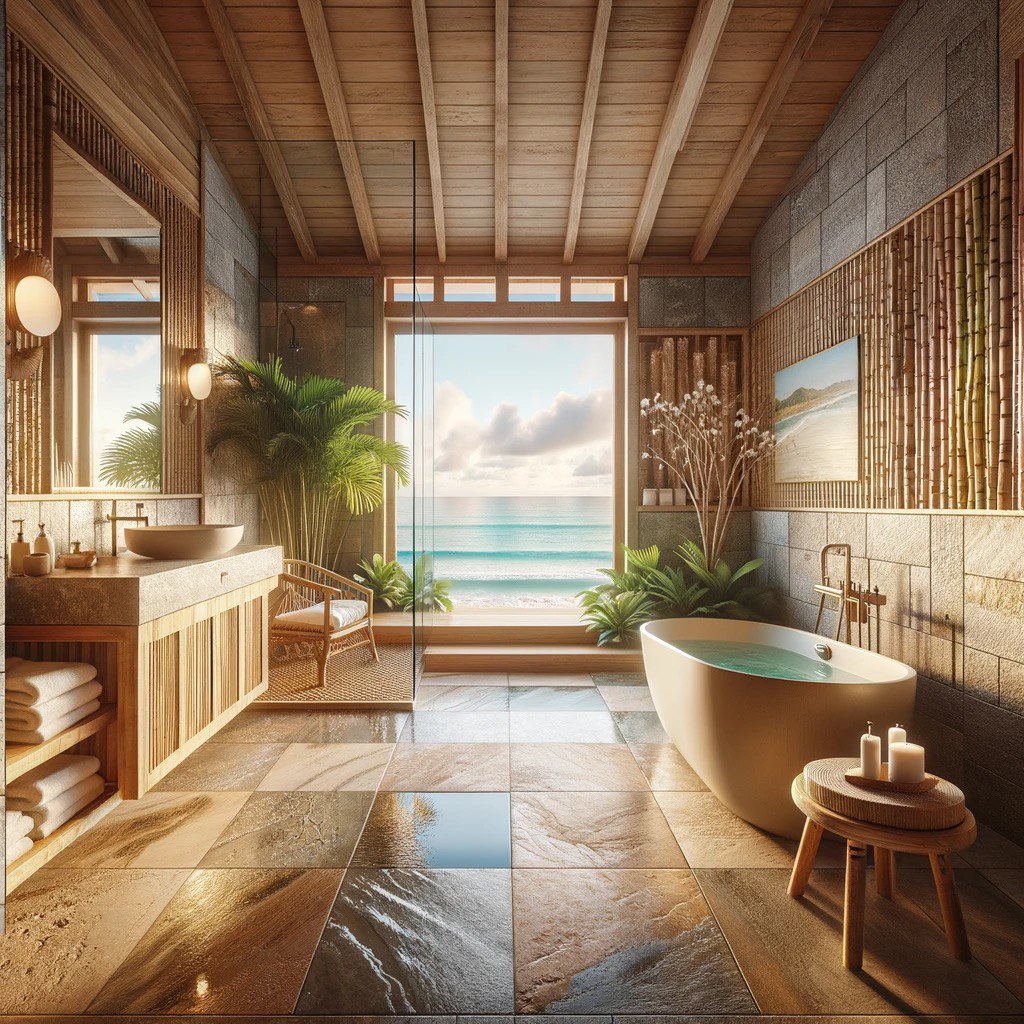 Eco Hotel Sabancuy beachfront rendering — Playa Mundo Maya, Isla Aguada, Campeche